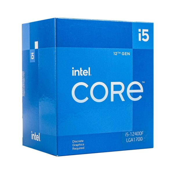 CPU Intel Core I5 12400F | LGA1700, Turbo 4.40 GHz, 6C/12T, 18MB, Box Chính Hãng